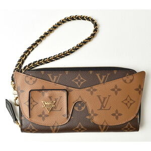 Louis Vuitton Monogram Reverse Zippy Wallet Cats Eye